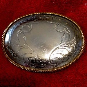 German silver buckle